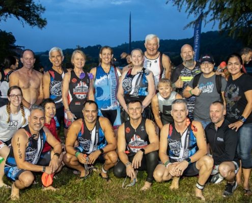 Group photo before 2018 Kerrville Triathlon, which just opened vendor registration for 2019.