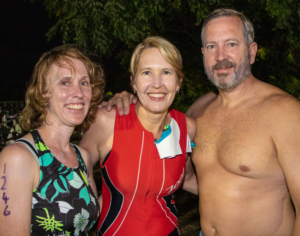 train for your triathlon with friends