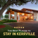 Image of Inn of the Hills in Kerrville, Texas, at dusk. It's the Kerrville Triathlon host hotel and top of the list for best Kerrville lodging for triathletes. Learn more and secure your rate today at http://kvy.b5e.myftpupload.com/2021/07/kerrville-lodging-for-triathletes/